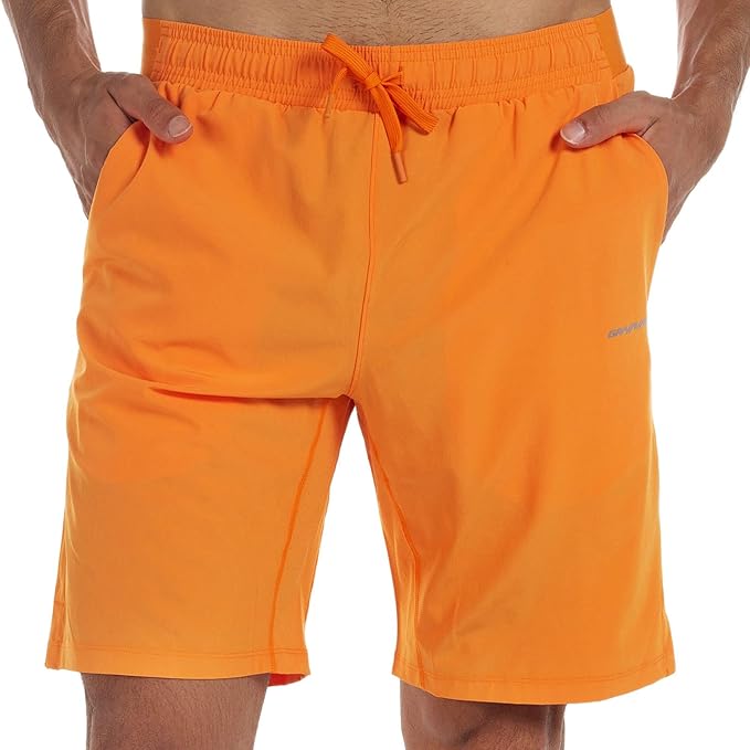 Men's Running Shorts 6" Quick Dry Gym Athletic Workout Shorts for Men with Pockets