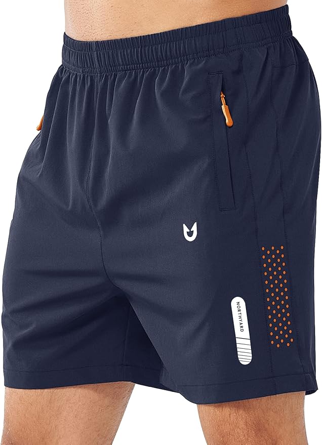 NORTHYARD Men's Athletic Running Shorts Quick Dry Workout Shorts 7"/ 5"/ 9" Lightweight Sports Gym Basketball Tennis Hiking