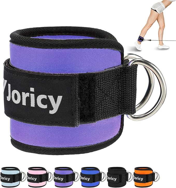 Ankle Strap for Cable Exercise Machines, Work Out Cuff Attachment Ankle Resistance Bands, Cable Kick Back Straps for Gym, Glute Workouts, Kickbacks, Leg Extensions, Hip Abductors, Booty Workouts