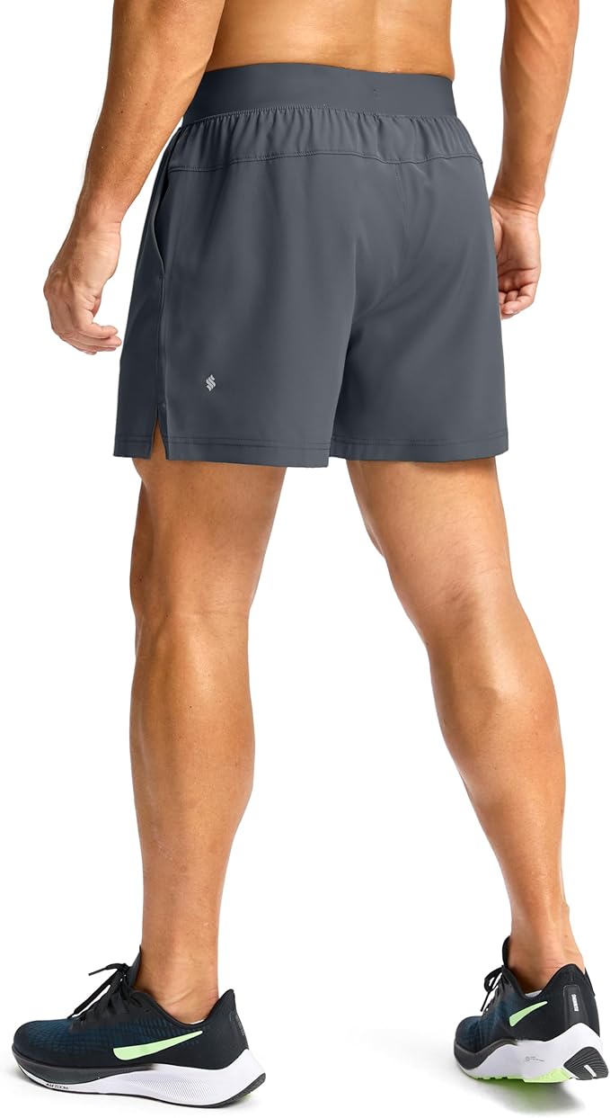 Men's Running Shorts with Zipper Pockets 9 Inch/ 7 Inch / 5 Inch Lightweight Quick Dry Gym Workout Athletic Shorts for Men