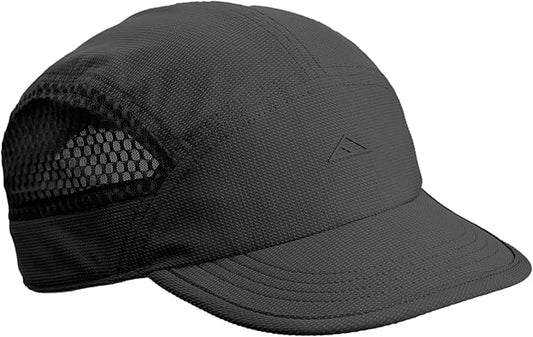 Tillak Element Hat, Ultralight Stretch Polyester and Mesh Cap with Soft Foam Bill and Snap Closure