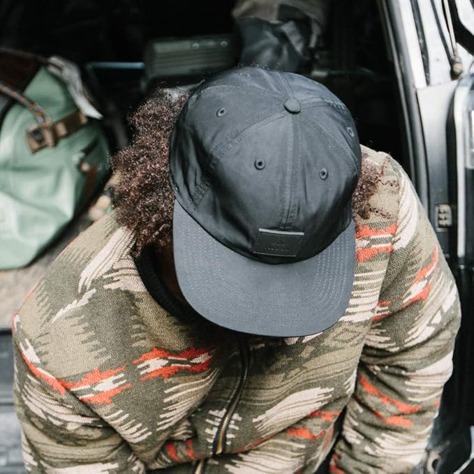 Tillak COHO Six Panel Hat, Kodra Nylon 6 Panel Cap with Snap Closure