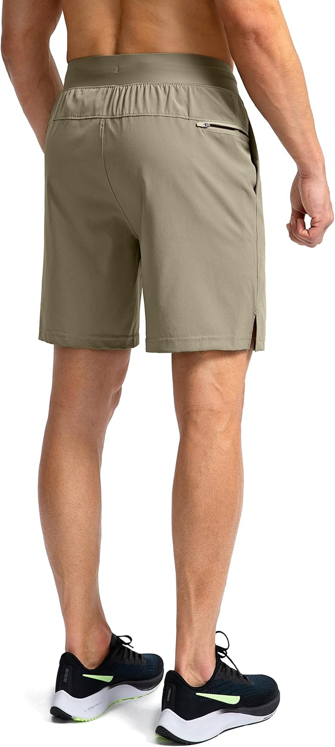 Men's Running Shorts with Zipper Pockets 9 Inch/ 7 Inch / 5 Inch Lightweight Quick Dry Gym Workout Athletic Shorts for Men