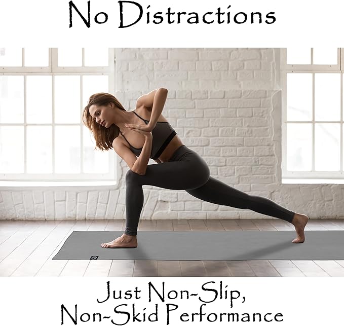 Tatago Hot Yoga Mat Towel Non Slip for Hot Yoga (72 inch) Our Hot Yoga Towel Non Slip Silicone Dabs & Absorbent Microfiber Blend Gives You More Grip As You Drip (Nube Gris-72, Standard - 72")