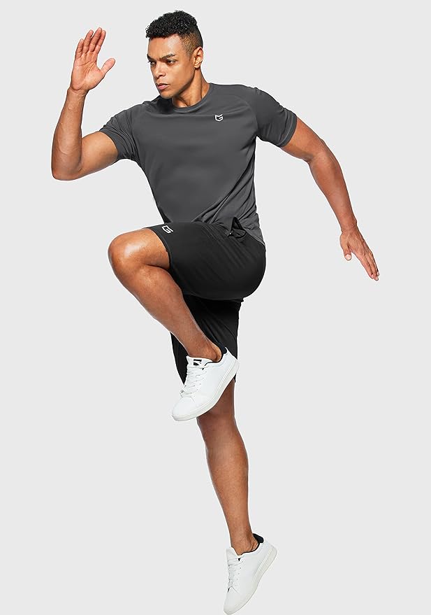 G Gradual Men's Workout Quick Dry T-Shirts Short Sleeve Lightweight Cooling Gym Shirts Tee for Running, Beach, Hiking