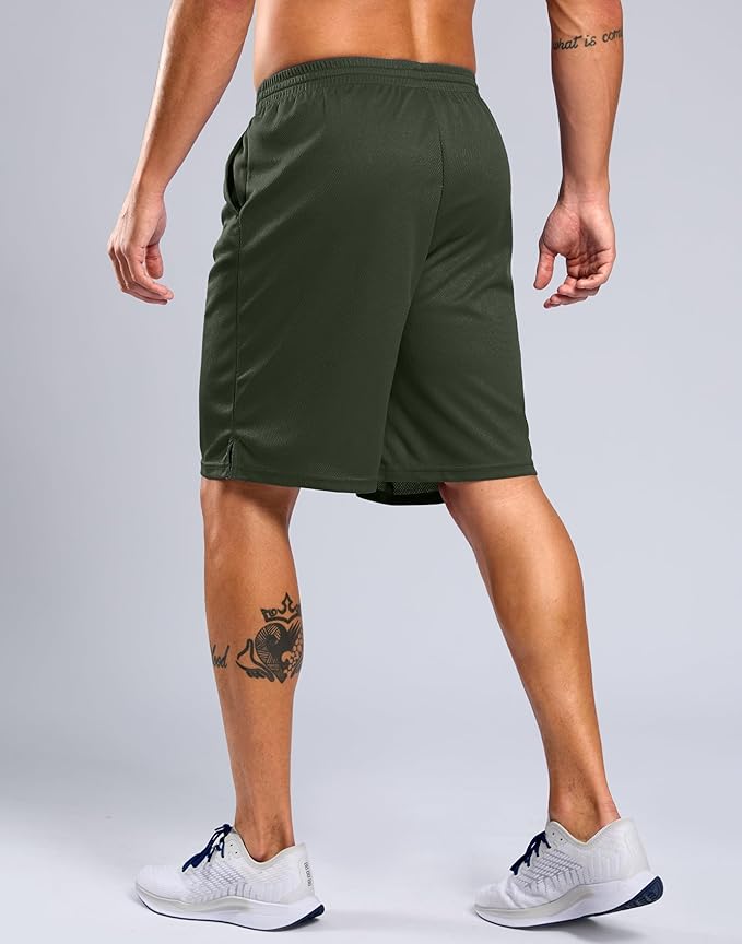 G Gradual Men's Athletic Workout Shorts with Pockets 5"/7"/9" Lightweight Quick Dry Gym Basketball Running Shorts for Men