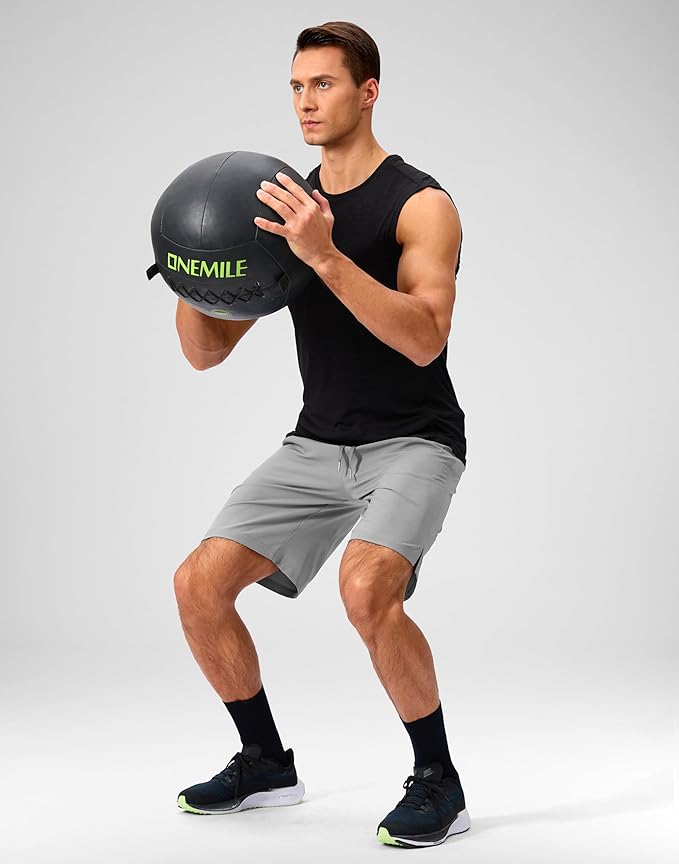 Men's Running Shorts with Zipper Pockets 9 Inch/ 7 Inch / 5 Inch Lightweight Quick Dry Gym Workout Athletic Shorts for Men