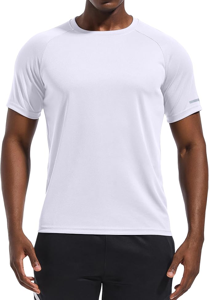 Holure Men's Mesh Quick-Dry Short Sleeve Workout T-Shirt