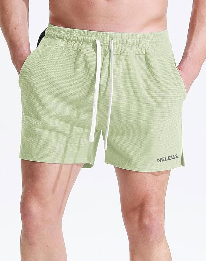 NELEUS Men's 7 inch Running Shorts Athletic Gym Workout Shorts with Pockets