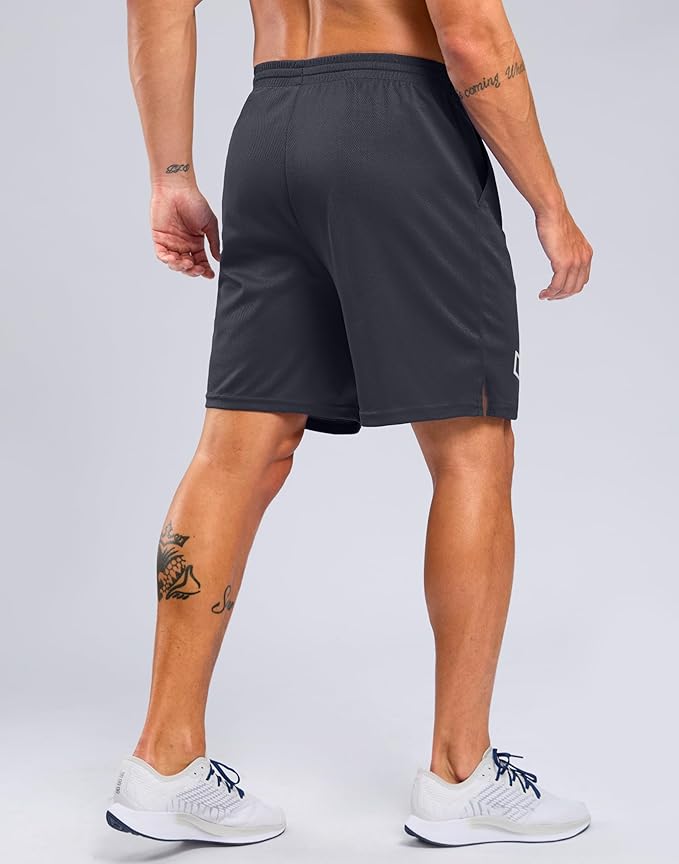G Gradual Men's Athletic Workout Shorts with Pockets 5"/7"/9" Lightweight Quick Dry Gym Basketball Running Shorts for Men