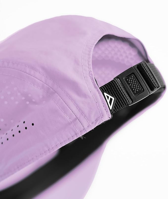 Tillak Vista Hat, Lightweight Nylon 5 Panel Cap with Snap Closure and Laser-Cut Ventilation
