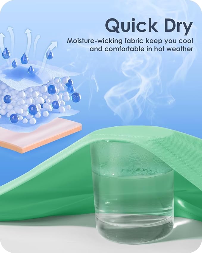 Boladeci Men's Tank Top Workout Athletic Quick Dry UPF 50+ Sun Protection Lightweight Summer Beach Gym Sleeveless Shirts