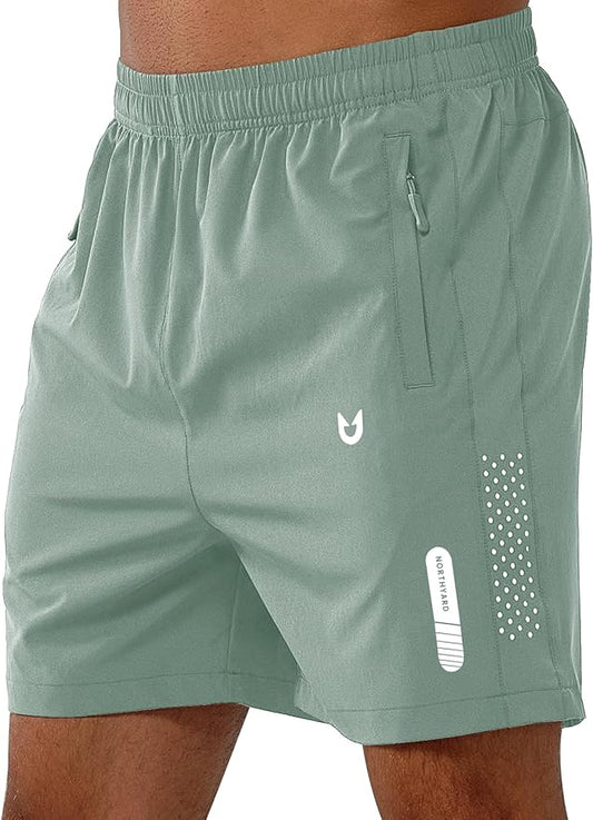 NORTHYARD Men's Athletic Running Shorts Quick Dry Workout Shorts 7"/ 5"/ 9" Lightweight Sports Gym Basketball Tennis Hiking