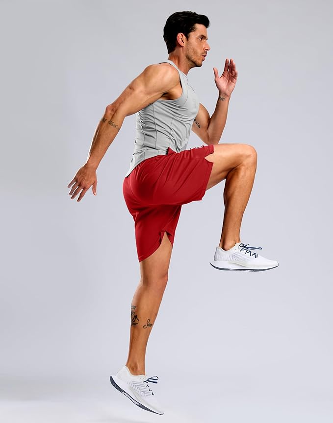 G Gradual Men's Athletic Workout Shorts with Pockets 5"/7"/9" Lightweight Quick Dry Gym Basketball Running Shorts for Men