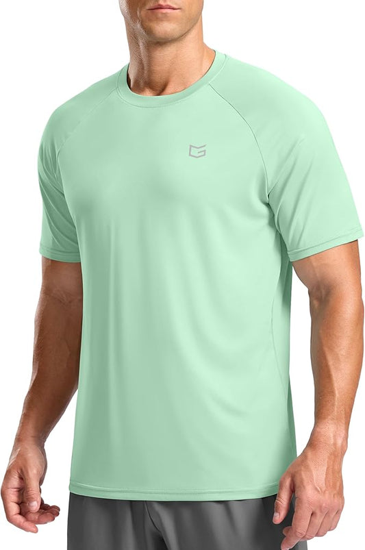 G Gradual Men's Workout Athletic T-Shirts Moisture Wicking Cooling Running Shirts Short Sleeve Performance Tee for Gym Tennis