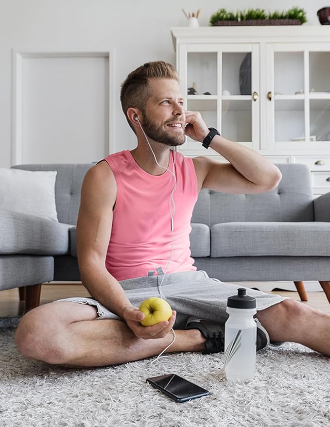 MIER Men's Workout Tank Tops UPF 50+ Swim Shirts Quick Dry Running Sleeveless UV Protection Muscle Tees