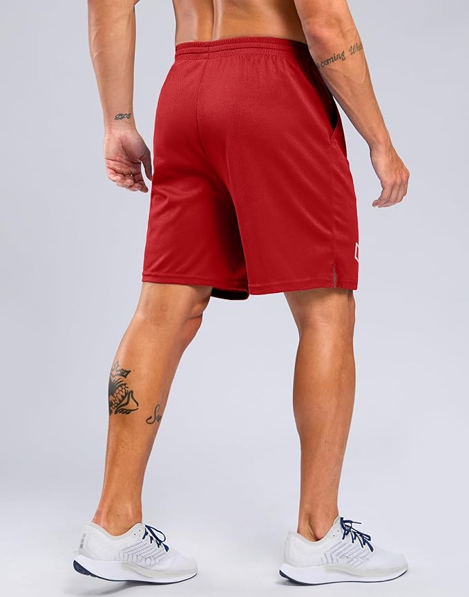 G Gradual Men's Athletic Workout Shorts with Pockets 5"/7"/9" Lightweight Quick Dry Gym Basketball Running Shorts for Men