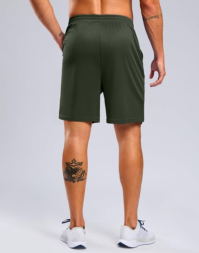 G Gradual Men's Athletic Workout Shorts with Pockets 5"/7"/9" Lightweight Quick Dry Gym Basketball Running Shorts for Men