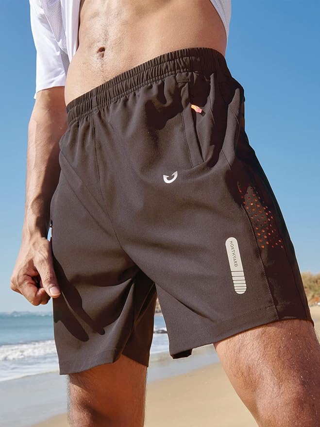 NORTHYARD Men's Athletic Running Shorts Quick Dry Workout Shorts 7"/ 5"/ 9" Lightweight Sports Gym Basketball Tennis Hiking