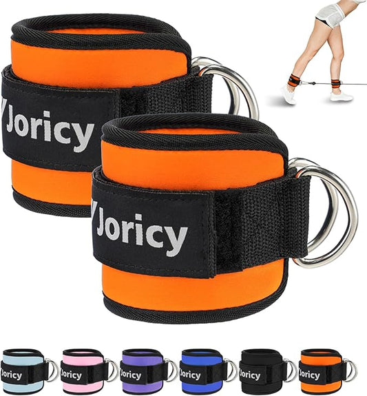 Ankle Strap for Cable Exercise Machines, Work Out Cuff Attachment Ankle Resistance Bands, Cable Kick Back Straps for Gym, Glute Workouts, Kickbacks, Leg Extensions, Hip Abductors, Booty Workouts