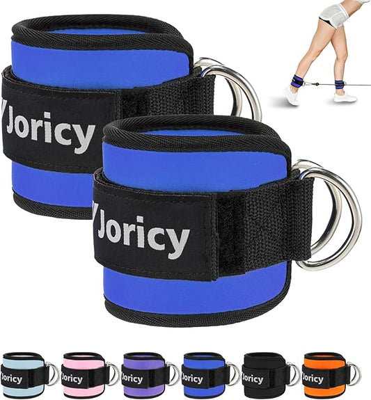 Ankle Strap for Cable Exercise Machines, Work Out Cuff Attachment Ankle Resistance Bands, Cable Kick Back Straps for Gym, Glute Workouts, Kickbacks, Leg Extensions, Hip Abductors, Booty Workouts