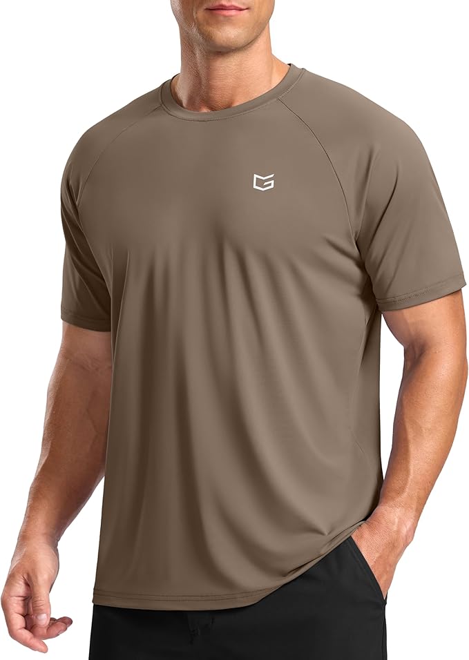 G Gradual Men's Workout Athletic T-Shirts Moisture Wicking Cooling Running Shirts Short Sleeve Performance Tee for Gym Tennis