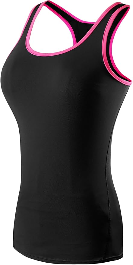 NELEUS Women's 3 Pack Compression Base Layer Dry Fit Tank Top