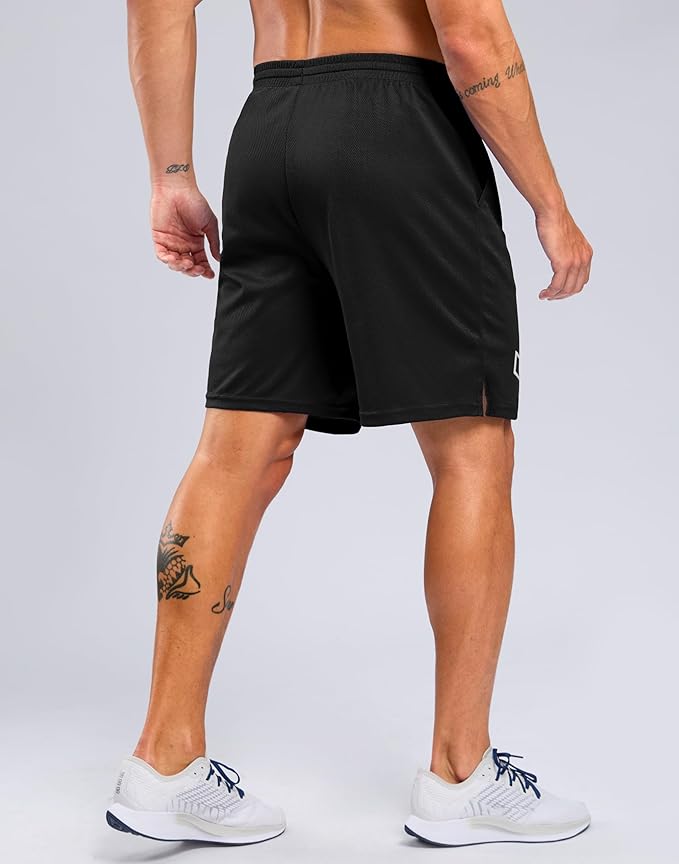 G Gradual Men's Athletic Workout Shorts with Pockets 5"/7"/9" Lightweight Quick Dry Gym Basketball Running Shorts for Men