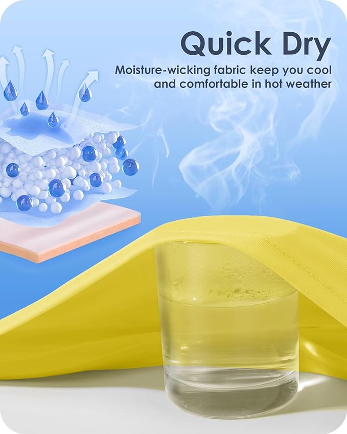 Boladeci Men's Tank Top Workout Athletic Quick Dry UPF 50+ Sun Protection Lightweight Summer Beach Gym Sleeveless Shirts