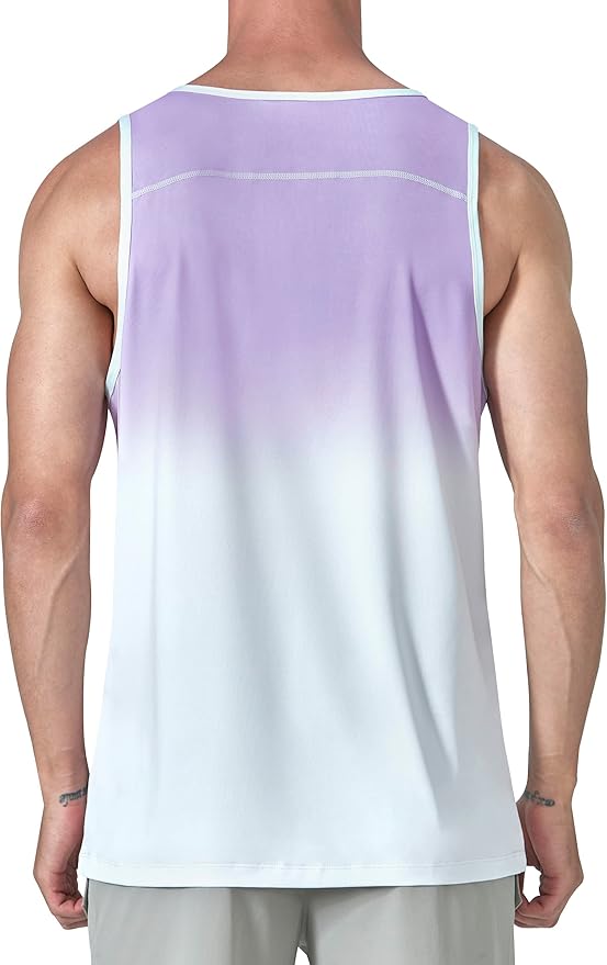 EZRUN Men's Quick Dry Sport Tank Top for Bodybuilding Gym Athletic Jogging Running,Fitness Training Workout Sleeveless Shirts