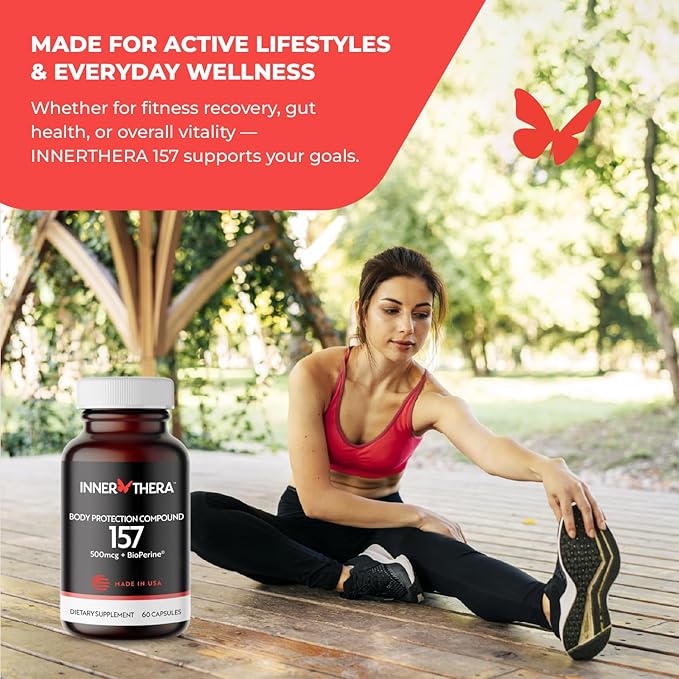 Extra-Strength BP-C 157 Peptide Capsules- 500mcg (Proudly Made in USA) - 2 Month Supply - Muscle Health - Tissue Health - Gut Health - Workout Recovery - Strength and Wellness - 60 Capsules