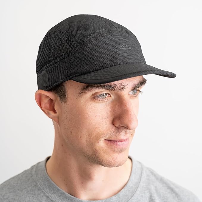 Tillak Element Hat, Ultralight Stretch Polyester and Mesh Cap with Soft Foam Bill and Snap Closure