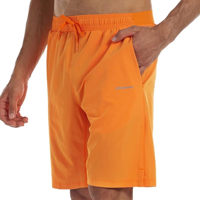 Men's Running Shorts 6" Quick Dry Gym Athletic Workout Shorts for Men with Pockets