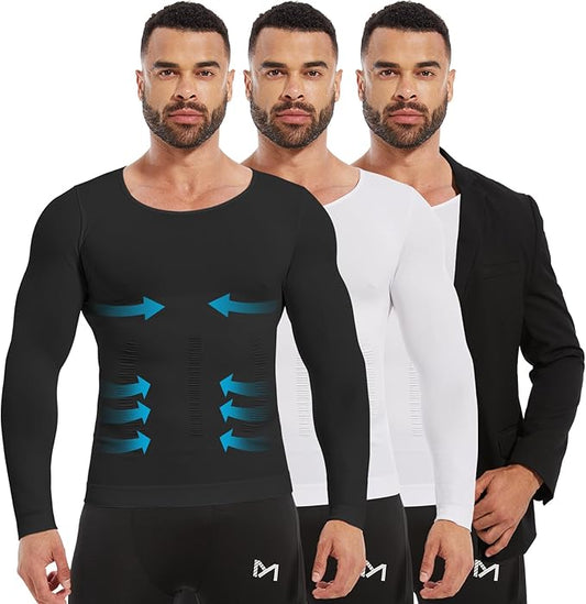 Gynecomastia Compression Shirt Men, Slimming Undershirt Compression Tank Top Mens Shapewear Body Shaper