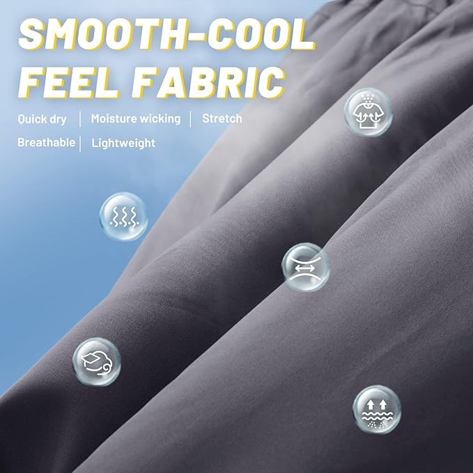 MIER Men's Workout Running Shorts Quick Dry Active 5 Inches Shorts with Pockets, Lightweight, Breathable