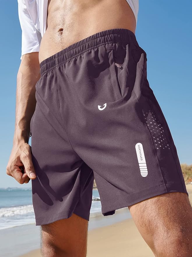 NORTHYARD Men's Athletic Running Shorts Quick Dry Workout Shorts 7"/ 5"/ 9" Lightweight Sports Gym Basketball Tennis Hiking