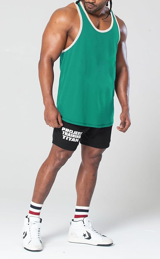 Men's Bodybuilding Stringer Tank Top Sleeveless Gym Shirts