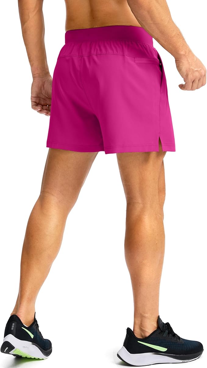 Men's Running Shorts with Zipper Pockets 9 Inch/ 7 Inch / 5 Inch Lightweight Quick Dry Gym Workout Athletic Shorts for Men