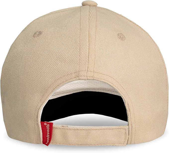 Headsweats Dad Hat – Men's Embroidered Twill Baseball Cap, Adjustable Strapback, Lightweight, Breathable