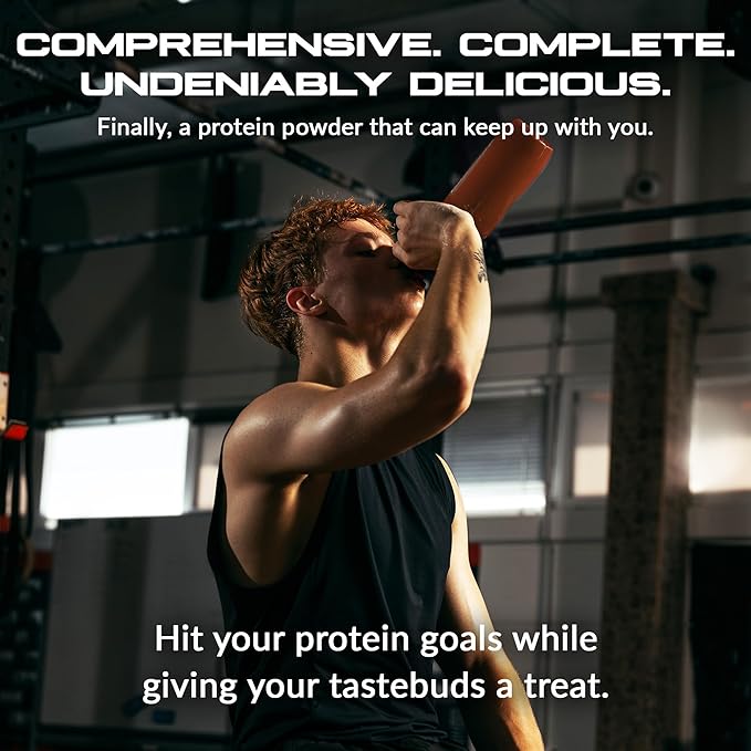 Granite Nutrition Protein Powder - Premium 5-Source Blend (Whey, Casein, Egg, Grass-Fed Beef) for Lean Muscle and Recovery - Vanilla Ice Cream, 30 Servings