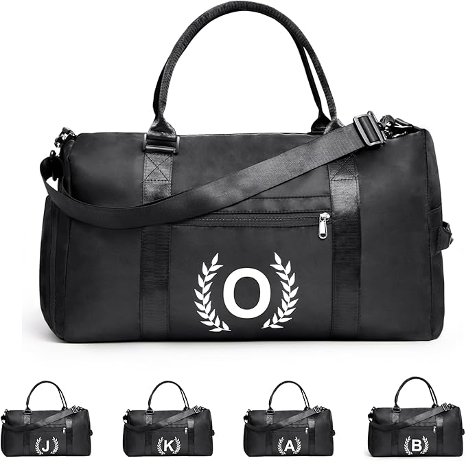 Gym Bag for Women & Men, Fitness Workout Sports Travel Duffle Bag with Wet Pocket & Shoes Compartment, Great Present for Gym Lovers