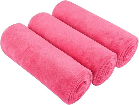 SINLAND Microfiber Gym Towels Sports Fitness Workout Sweat Towel Super Soft and Absorbent 3 Pack 16 Inch X 32 Inch