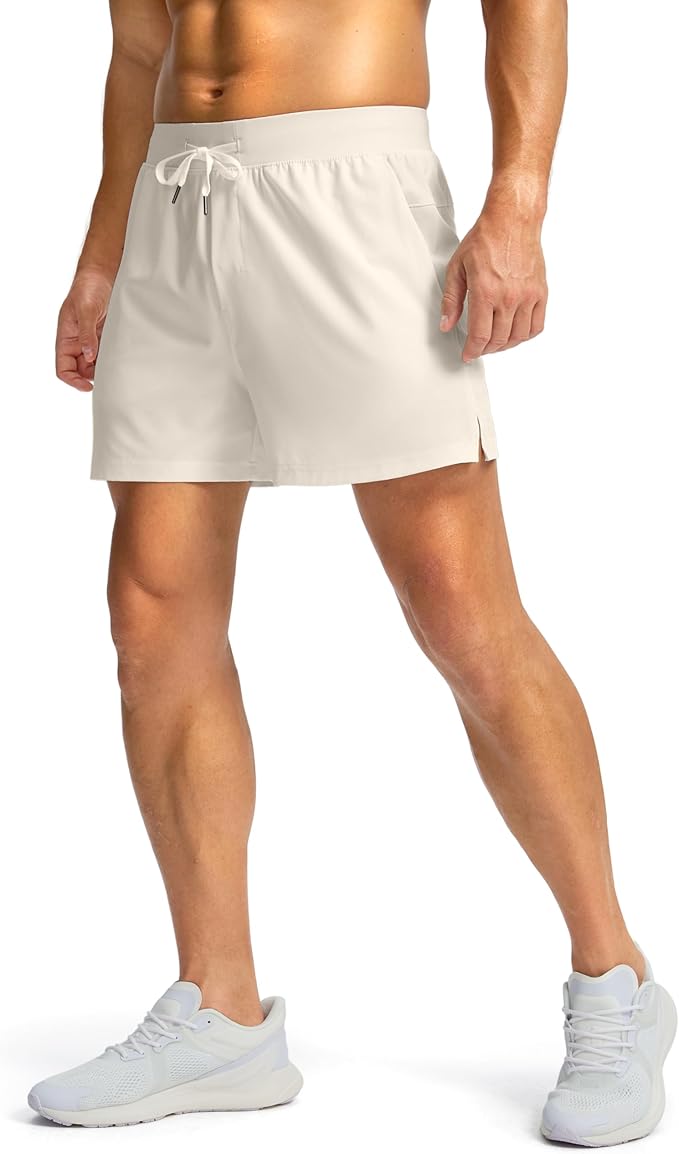 Men's Running Shorts with Zipper Pockets 9 Inch/ 7 Inch / 5 Inch Lightweight Quick Dry Gym Workout Athletic Shorts for Men