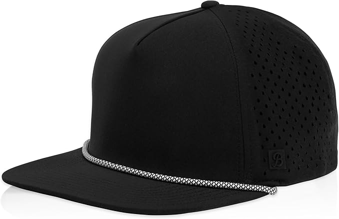 Riverside Snapback Hat | 5 Panel Blank Cap for Men & Women | Breathable & Lightweight | Outdoor | Flat Bill