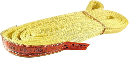 DD Sling (USA Made) 1" & 2" Widths by 4' to 12' Lengths In Listing, 2 Ply, Endless Nylon Lifting Slings, 900 webbing,, 6,400 lbs Vertical, 5,100 lbs Choker, 12,800 lbs Basket (USA Made Nylon) (1"x6')