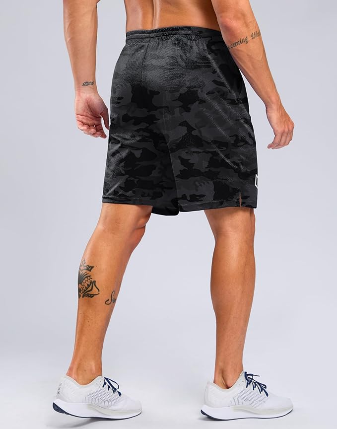 G Gradual Men's Athletic Workout Shorts with Pockets 5"/7"/9" Lightweight Quick Dry Gym Basketball Running Shorts for Men