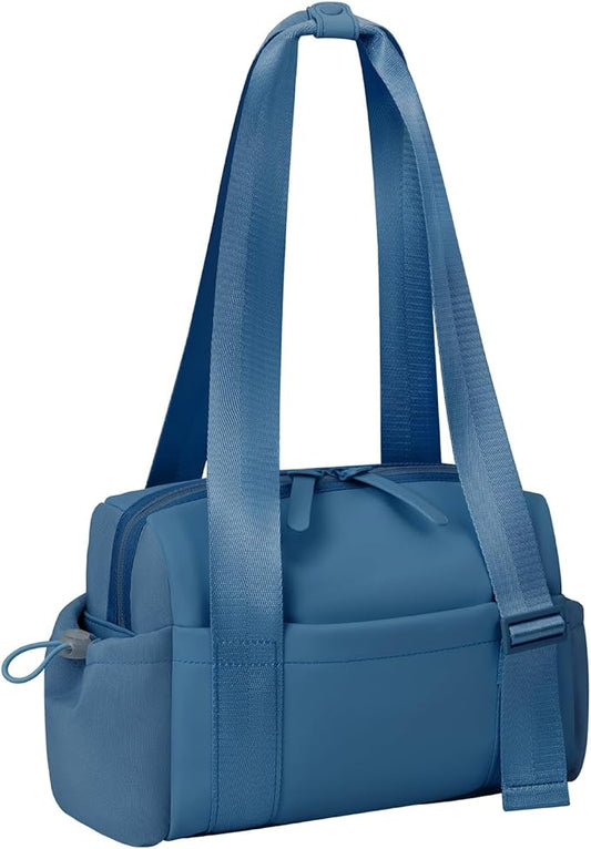 Mini Gym Bag for Women Girls Small Gym Tote Bag with Wet Compartment Waterproof Travel Duffle Bag Cute Workout Sport Bag