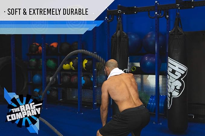 The Rag Company - Sport Towel - Gym, Exercise, Fitness, Sport, Ultra Soft, Super Absorbent, Fast Drying Premium Microfiber, 320gsm, 16in x 27in, White (3-Pack)