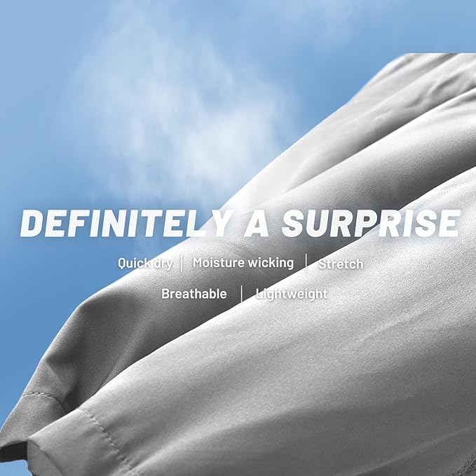 MIER Men's Workout Running Shorts Quick Dry Active 5 Inches Shorts with Pockets, Lightweight, Breathable