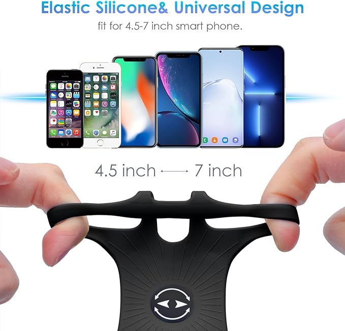 Cikyner Running wristband, Running Phone Holder Sports wristband 360° Rotatable & Detachable Running Phone wristband for 4.5- 7'' iPhone for Gym Jogging Cycling Hiking